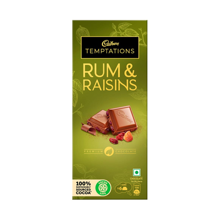 Cadbury Chocolate Temptations Rum And Raisins